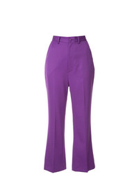 Пурпурные брюки-клеш от G.V.G.V.