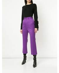 Пурпурные брюки-клеш от G.V.G.V.