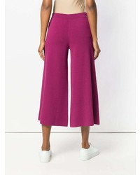 Пурпурные брюки-кюлоты от Theory