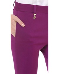 Женские пурпурные брюки чинос от DSquared