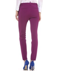 Женские пурпурные брюки чинос от DSquared