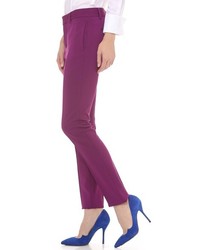 Женские пурпурные брюки чинос от DSquared