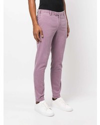 Пурпурные брюки чинос от PT TORINO