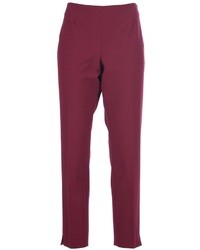 Женские пурпурные брюки чинос от Oscar de la Renta