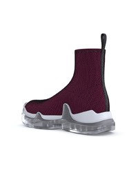 Мужские пурпурные высокие кеды от Swear