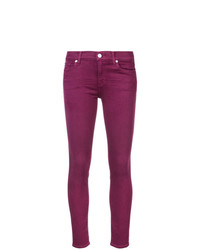 Пурпурные джинсы скинни от 7 For All Mankind