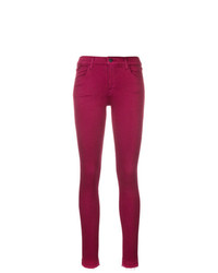 Пурпурные джинсы скинни от J Brand