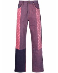 Мужские пурпурные джинсы от Marine Serre