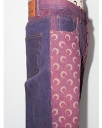 Мужские пурпурные джинсы от Marine Serre