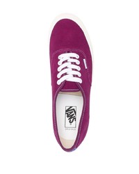 Мужские пурпурные замшевые низкие кеды от Vans