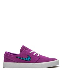 Мужские пурпурные замшевые низкие кеды от Nike