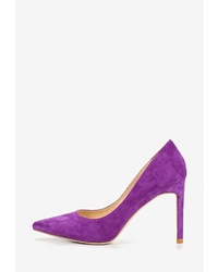 Пурпурные замшевые туфли от El Tempo