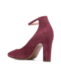 Пурпурные замшевые туфли от L'Autre Chose