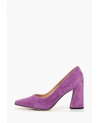 Пурпурные замшевые туфли от Mascotte