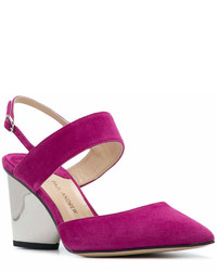 Пурпурные замшевые туфли от Paul Andrew