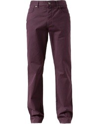 Мужские пурпурные классические брюки от Ermenegildo Zegna