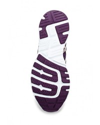 Женские пурпурные кожаные кеды от Asics