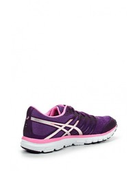 Женские пурпурные кожаные кеды от Asics