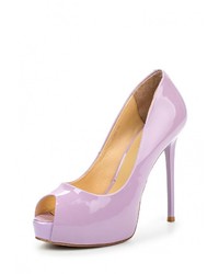 Пурпурные кожаные туфли от Vitacci