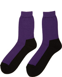 Мужские пурпурные носки от Comme des Garcons