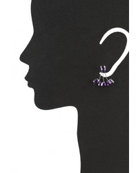 Пурпурные серьги от Diva