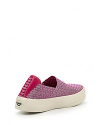 Женские пурпурные слипоны от Rock Spring