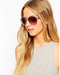 Женские пурпурные солнцезащитные очки от M:uk