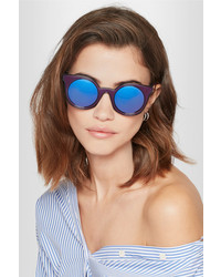 Женские пурпурные солнцезащитные очки от Fendi