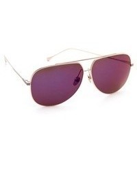 Женские пурпурные солнцезащитные очки от Dita