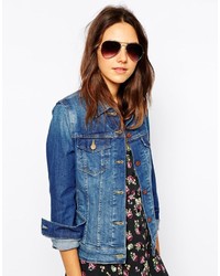 Женские пурпурные солнцезащитные очки от Pieces