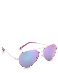 Женские пурпурные солнцезащитные очки от Matthew Williamson