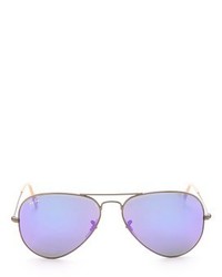 Женские пурпурные солнцезащитные очки от Ray-Ban