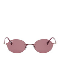 Мужские пурпурные солнцезащитные очки от Ray-Ban