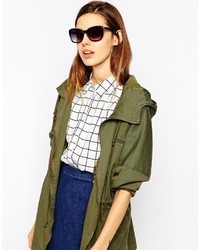 Женские пурпурные солнцезащитные очки от Matthew Williamson