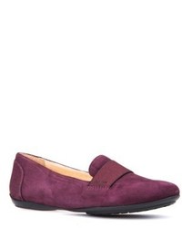 Пурпурные туфли на плоской подошве