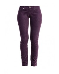 Пурпурные узкие брюки от Gas