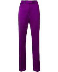 Пурпурные узкие брюки от MSGM