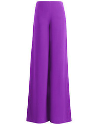 Пурпурные широкие брюки