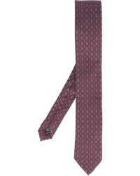 Мужской пурпурный галстук с принтом от Dolce & Gabbana