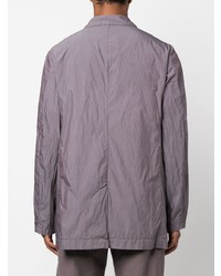 Мужской пурпурный двубортный пиджак от Our Legacy