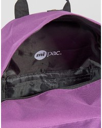 Женский пурпурный замшевый рюкзак с принтом от Mi-pac