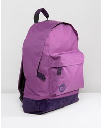 Женский пурпурный замшевый рюкзак с принтом от Mi-pac