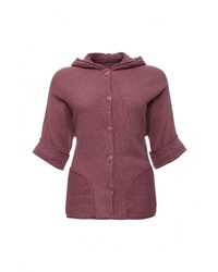 Женский пурпурный кардиган