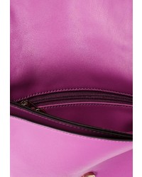 Пурпурный кожаный клатч от Baggini