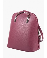 Женский пурпурный кожаный рюкзак от L-Craft