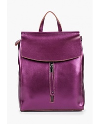 Женский пурпурный кожаный рюкзак от Roberto Jolini