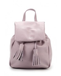 Женский пурпурный кожаный рюкзак от Tru Trussardi