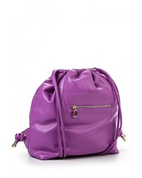 Женский пурпурный кожаный рюкзак от Vitacci