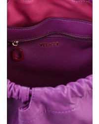 Женский пурпурный кожаный рюкзак от Vitacci