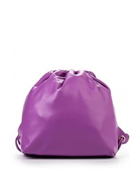 Женский пурпурный кожаный рюкзак от Vitacci